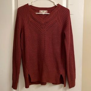 Maroon sweater